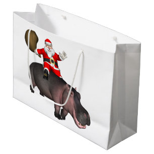 Sankt-Reiten auf Flusspferd Große Geschenktüte