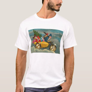 Sankt reitet ein Motorrad - Shirt