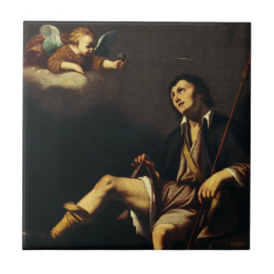 Sankt Rochus und der Engel von Guy François Fliese