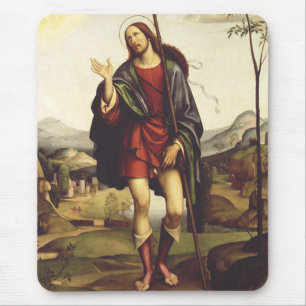 Sankt Rochus von Francesco Francia Mousepad