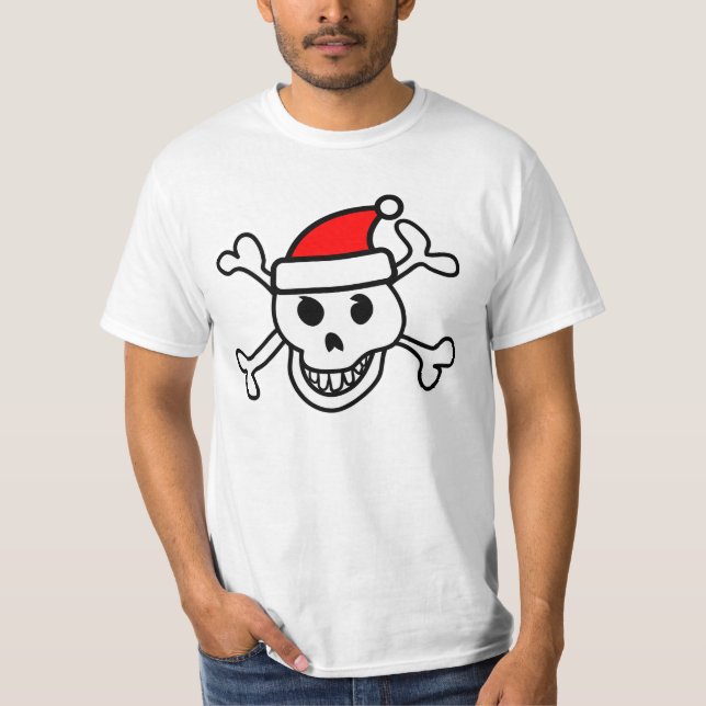 Sankt-Schädelt-shirt T-Shirt (Vorderseite)