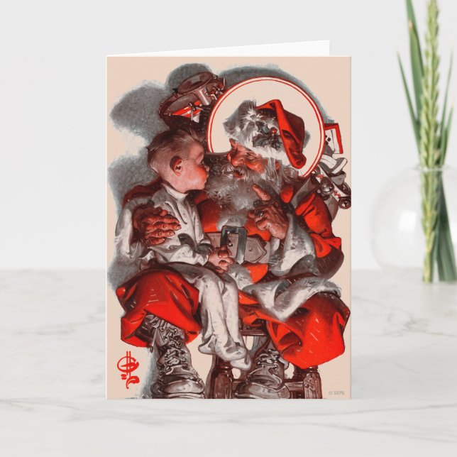 Sankt Schoss Feiertagskarte (Vorderseite)