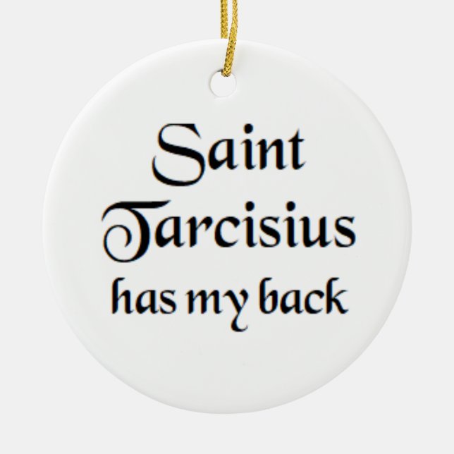 Sankt Tarkisius Keramik Ornament (Vorne)