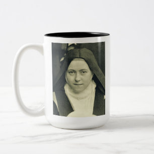 Sankt Therese vom Kind Jesus und vom Heiligen Antl Zweifarbige Tasse