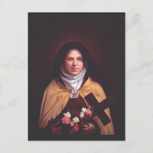 Sankt Therese von Lisieux Postkarte
