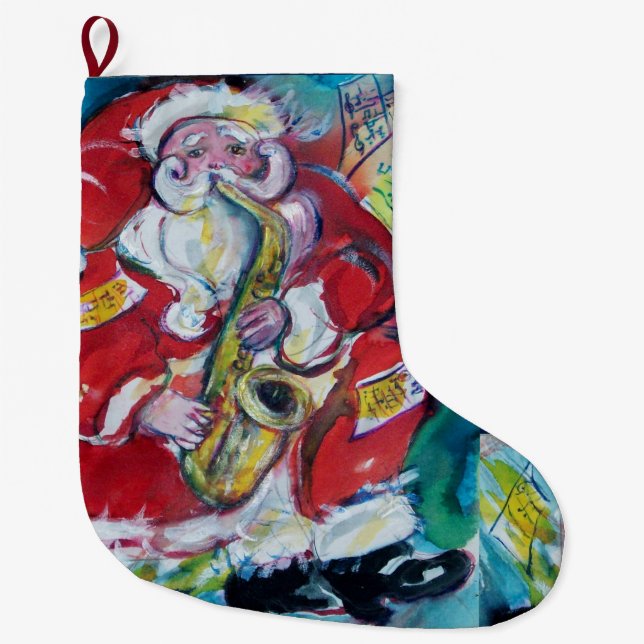 SANKT U. SAX, WEIHNACHTSParty Großer Weihnachtsstrumpf (Vorderseite)