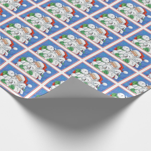Sankt u. Westies Packpapier (Ecke)