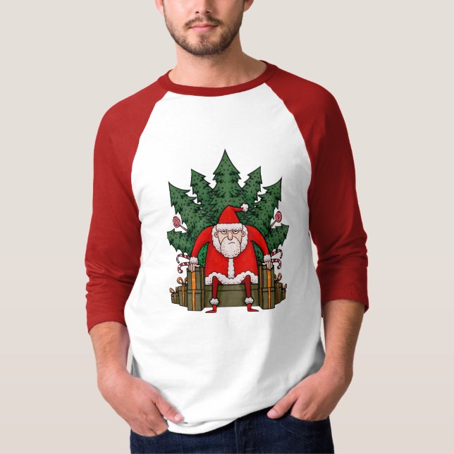 SANKT VON THRON-WEIHNACHTSstrickjacke-HOODIE UND T-Shirt (Vorderseite)