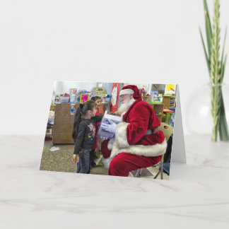 Sankt-Weihnachtskarte Feiertagskarte