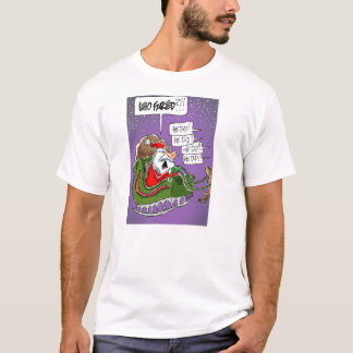 Sankt "wer Farted?!" Cartoon-WeihnachtsT - Shirt
