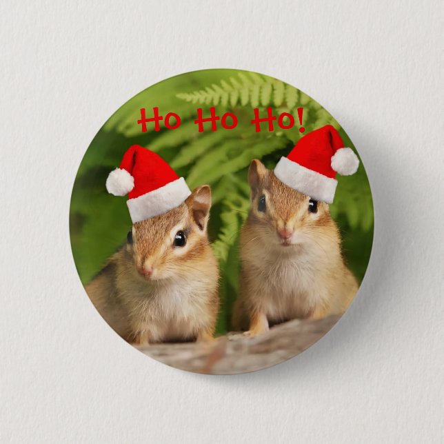 Sanktchipmunks Button (Vorderseite)