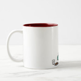 Sanktstegosaurus-Tasse Zweifarbige Tasse