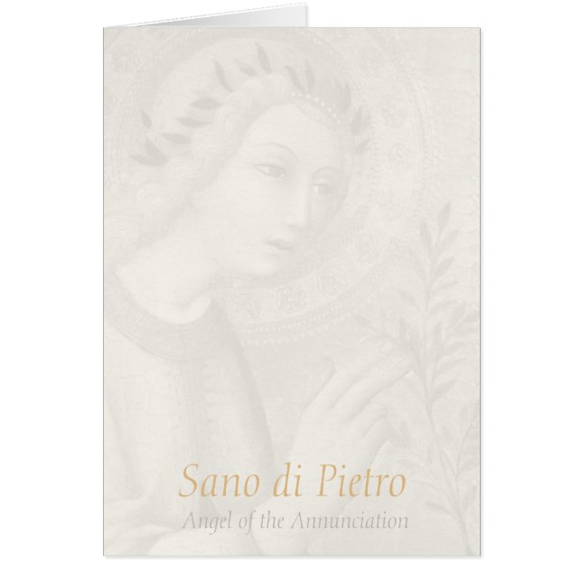 Sano di Pietro Annunziation Engel CC0748 Hail Mary (Vorne)