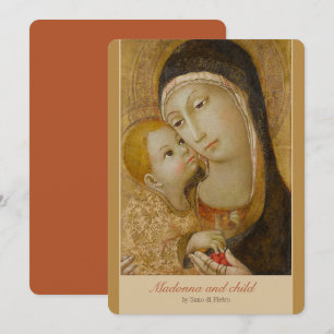 Sano di Pietro Tenderness madonna CC1079 Carte d'a