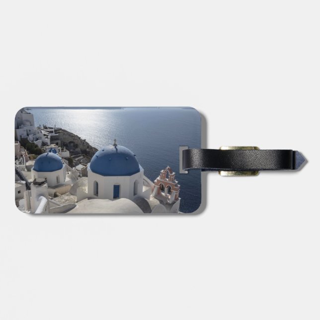 Sanorini Gepäcktag Gepäckanhänger (Rückseite horizontal)