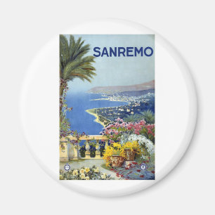Sanremo Italien Vintage Magnet
