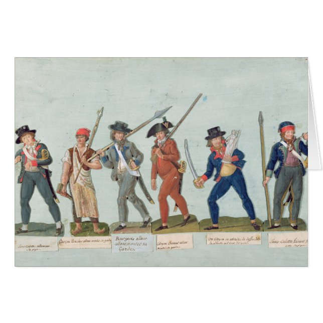 Sans Culotte allumant son tuyau (Devant horizontal)