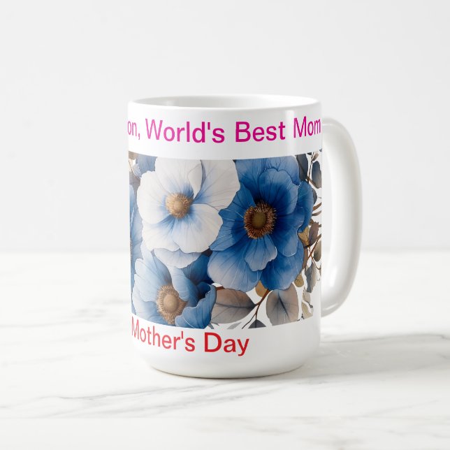 Sans doute Mondes Meilleur Maman Mug (Devant droit)