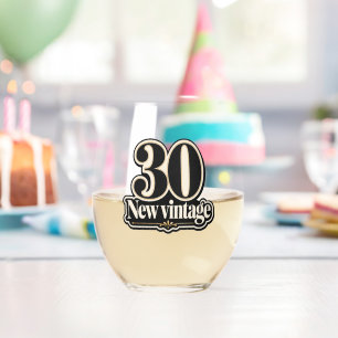 Sans Pied Verre à vin d'anniversaire étape importante drôle 