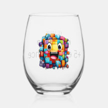 Verre à vin humoristique