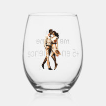 Verre à vin humoristique