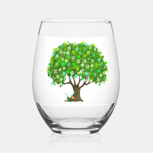 Sans Pied Verre à vin Leprechaun