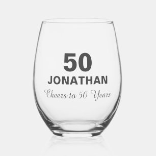 Sans Pied Vieilli à la perfection Anniversaire Verre de vin