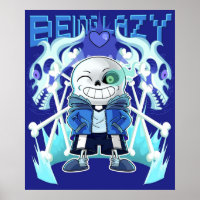 Sans Undertale Skeleton Coole Pixel-Kunst wird fau