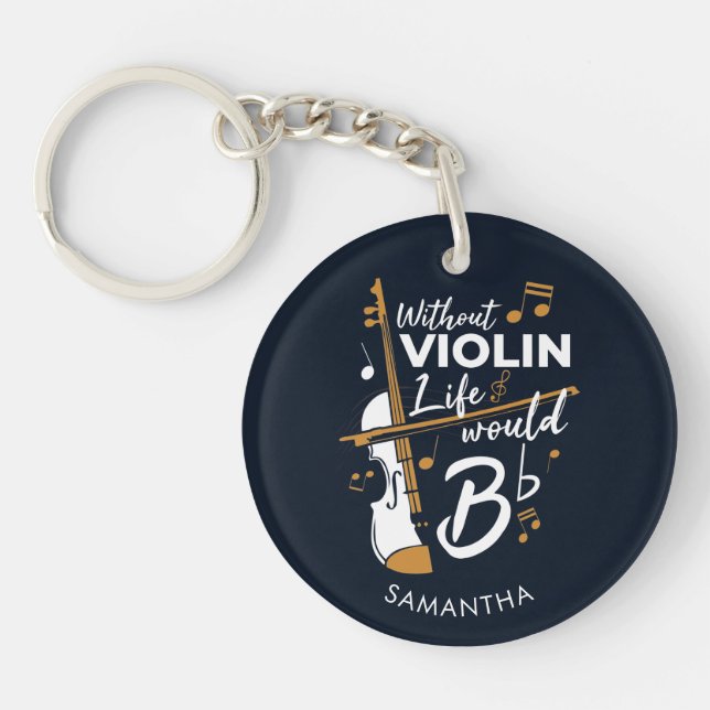 Sans Violon La Vie Serait Plat Violiniste Personna (Devant)
