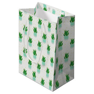 Sansevieria Schlange Pflanze drucken Mittlere Geschenktüte