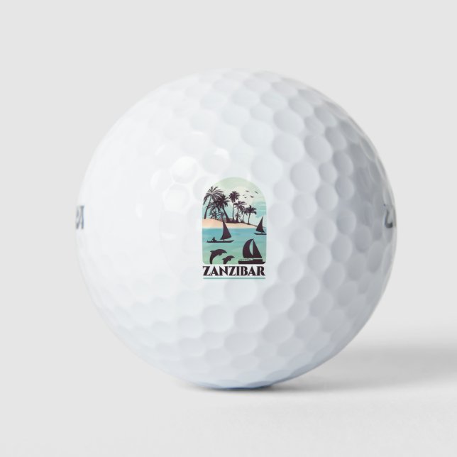 Sansibar Golfball (Vorderseite)