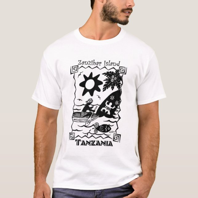 Sansibar-Insel-T - Shirt (Vorderseite)