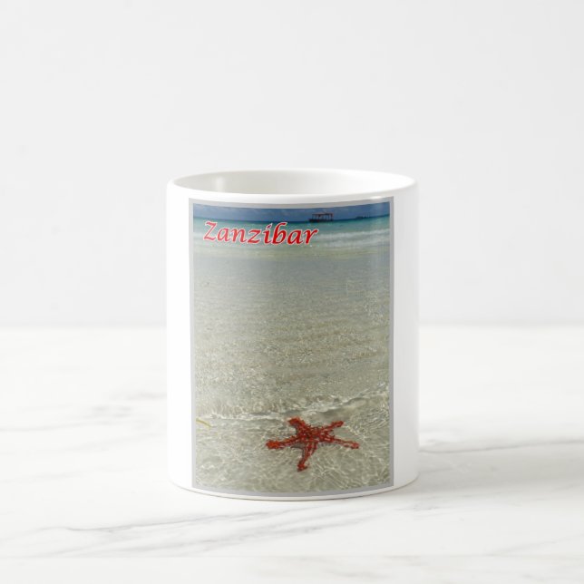 Sansibar - Meerblick - Starfish - Kaffeetasse (Mittel)