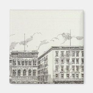 Sansome West Side California und Sacramento Magnet