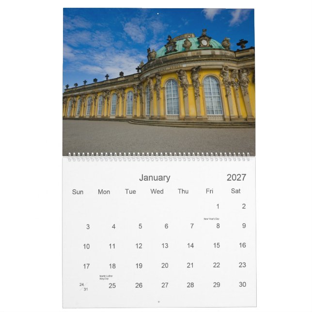 Sanssouci 2010 Kalender (Jan 2027)