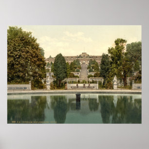 Sanssouci Palast, Potsdam, Berlin, Deutschland Poster