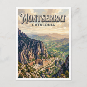 Sant Jeroni, Montserrat Spanien Postkarte