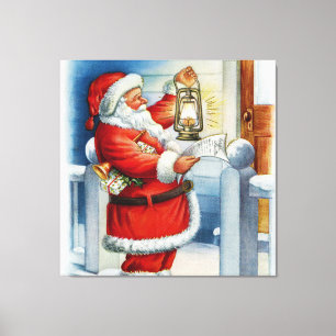 Santa 001 leinwanddruck