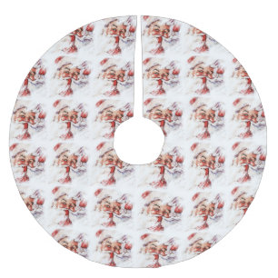 Santa 025 polyester weihnachtsbaumdecke