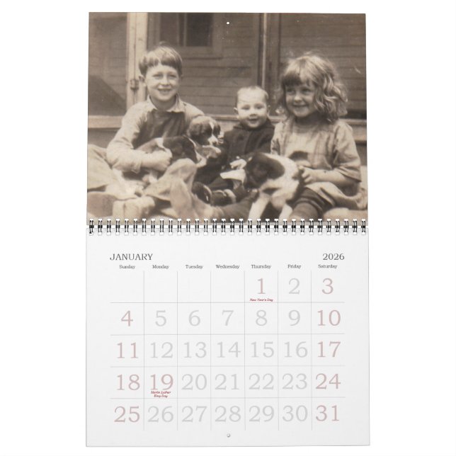 santa 1, Happy Holidays!, 2007 Kalender (Jan 2026)