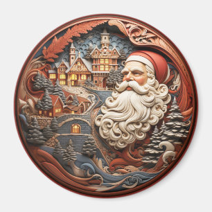 Santa 3D Magnet