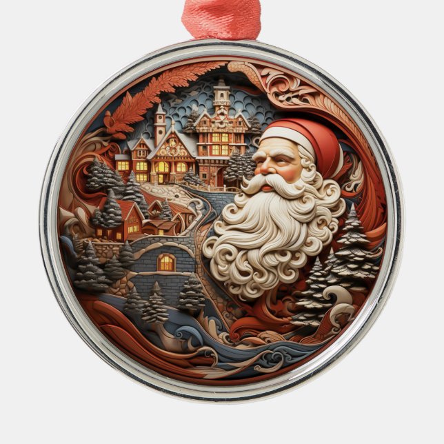 Santa 3D Ornament (Vorne)