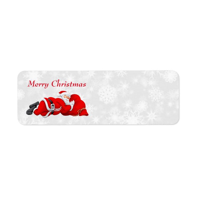Santa-Adressetiketten (Vorne)