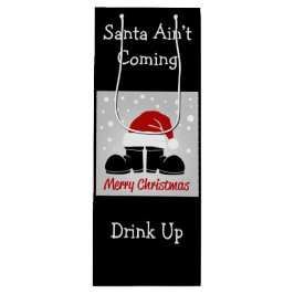 Santa Ain kommt nicht trinken Wein Geschenktasche Geschenktüte Für Weinflaschen
