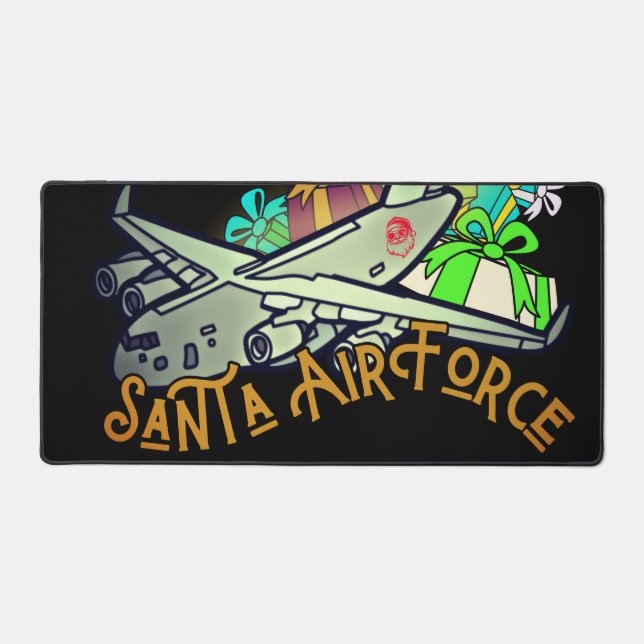 Santa, Air Force, Army Schreibtischunterlage (Vorderseite)