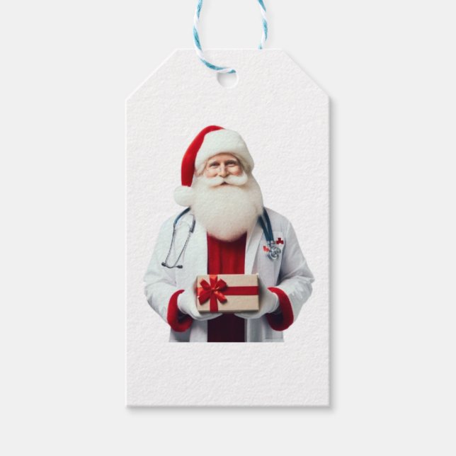 SANTA ALS ARZT GESCHENKANHÄNGER (Vorderseite)