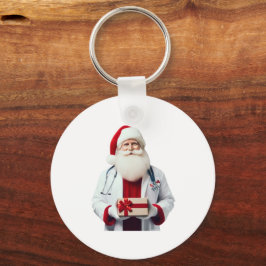 SANTA ALS ARZT SCHLÜSSELANHÄNGER