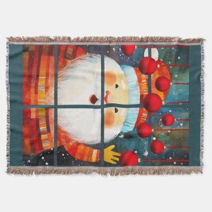 SANTA AM FENSTER DECKE