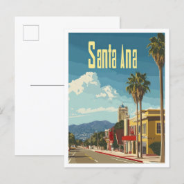 Santa Ana California Postkarte
