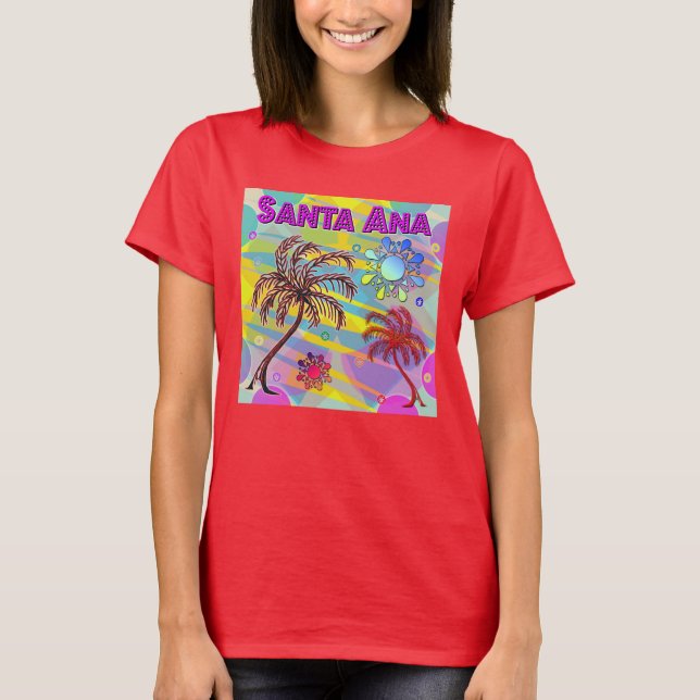 Santa Ana Happy and Hope T - Shirt (Vorderseite)